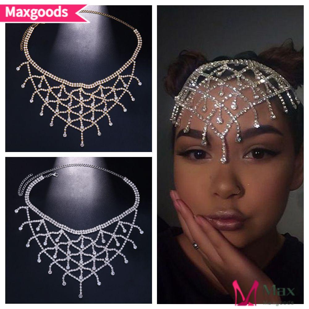 Dây Chuyền Đeo Đầu Thời Trang Cho Nữ|Trâm Cài Tóc Cô Dâu Màu Sắc Phong Cách Bohemian