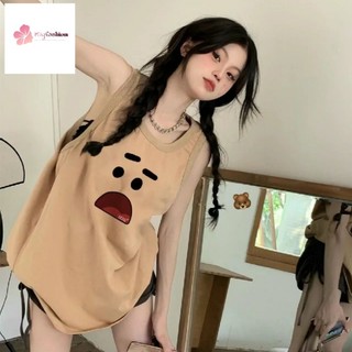 Áo Kaki Không Tay Thời Trang Mùa Hè Pháp Xinh Xắn
