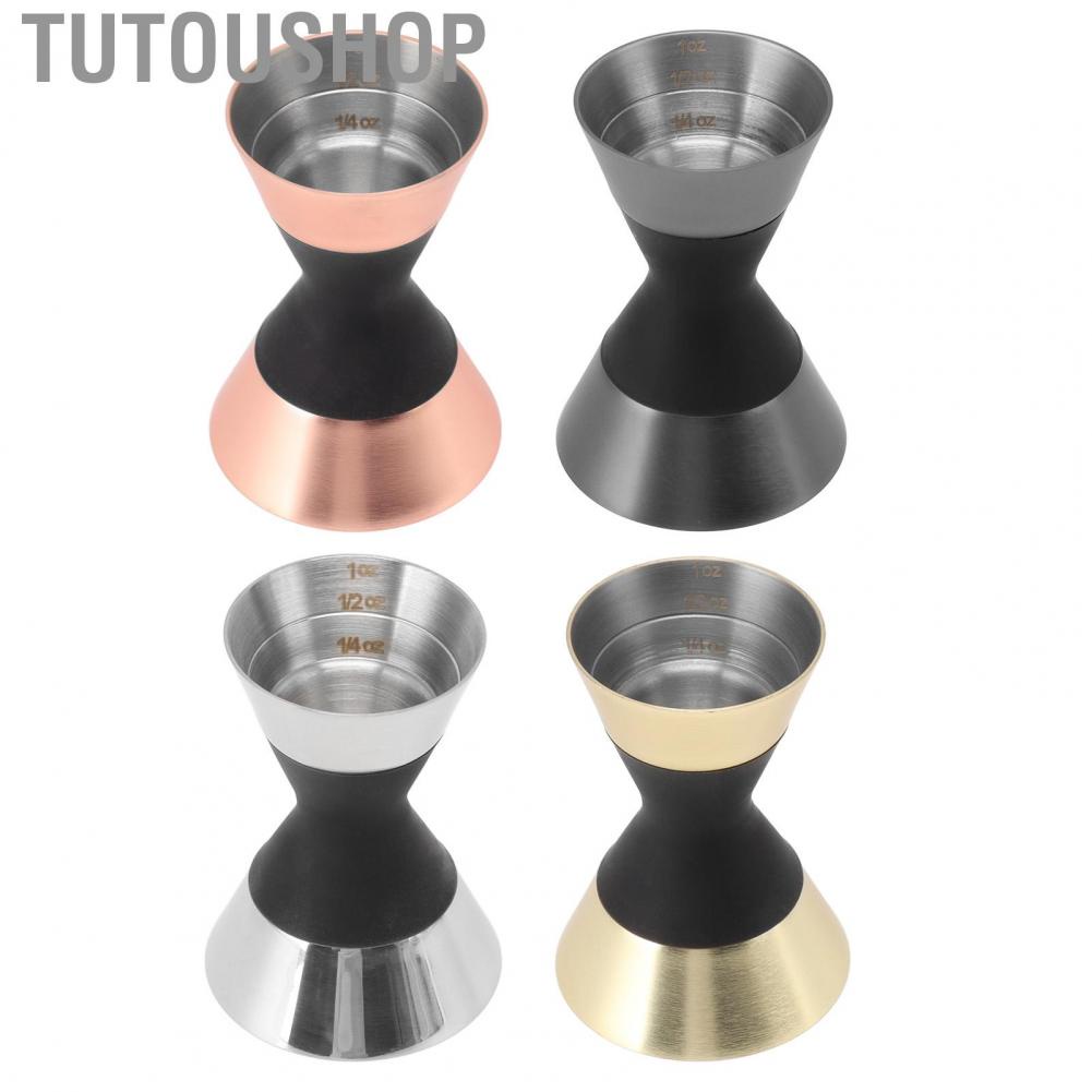Tutoushop Bar Jigger  Scale Measuring Cocktail Jigger Stainless Steel  for Home