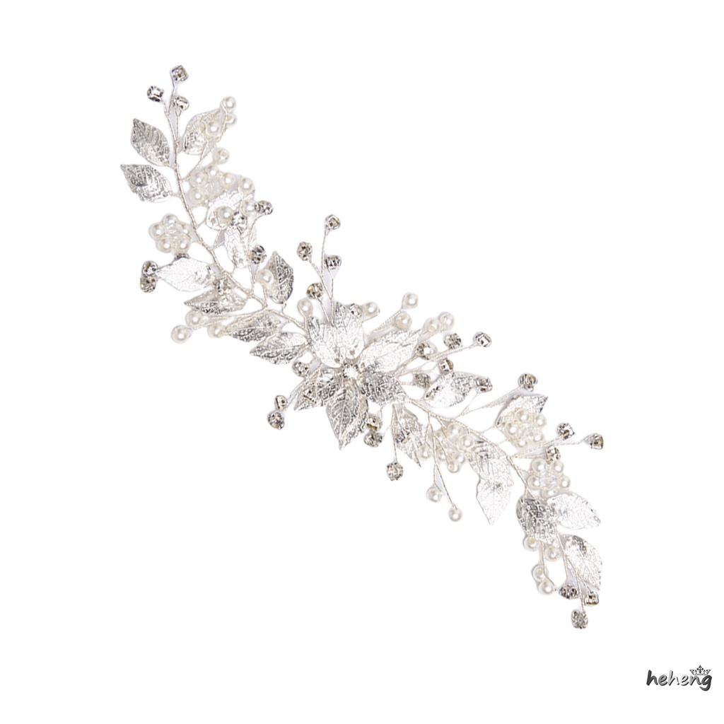 Băng Đô Cài Tóc Đính Ngọc Trai Siêu Bền Dễ Sử Dụng Cho Nữ