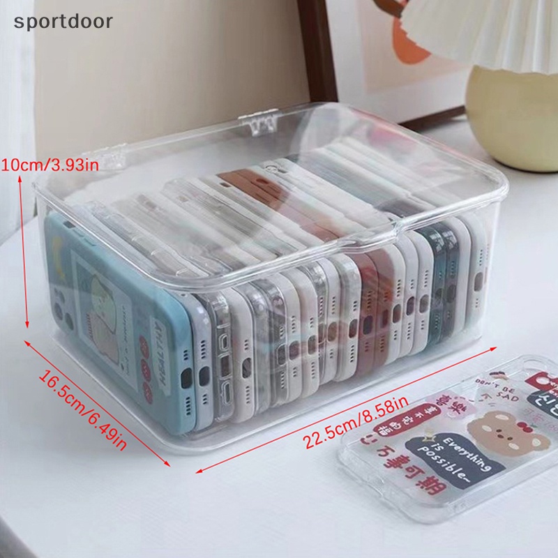 Hộp Nhựa Trong Suốt Đựng Dây Cáp Để Bàn Tiện Lợi