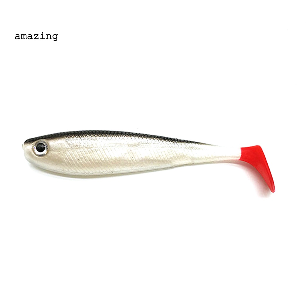 Mồi Câu Cá Giả Mắt 3D Mềm Màu Sắc Tươi Sáng 12cm / 12g