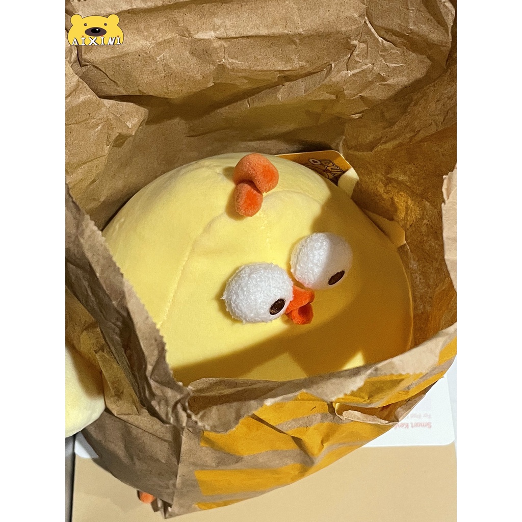 🌈gấu bông gà vàng búp bê gà vàng Gối gà ngộ nghĩnh thú nhồi bông quà tặng trẻ em Món quà sinh nhật trang trí nhà cửa