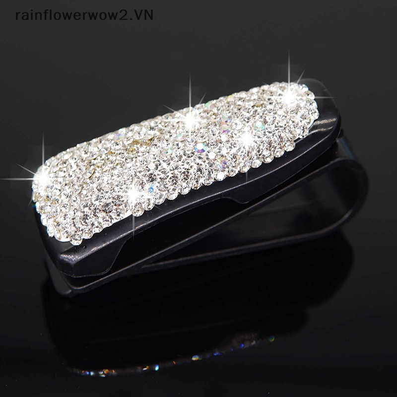 Kẹp Giữ Mắt Kính Gắn Tấm Che Nắng Xe Hơi Hình Viên Kim Cương