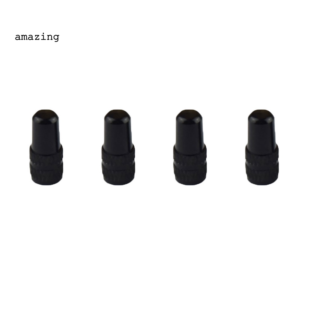 Bộ 4 Nắp Van Xe Đạp Bằng Hợp Kim Nhôm Chống Mòn Tiện Dụng