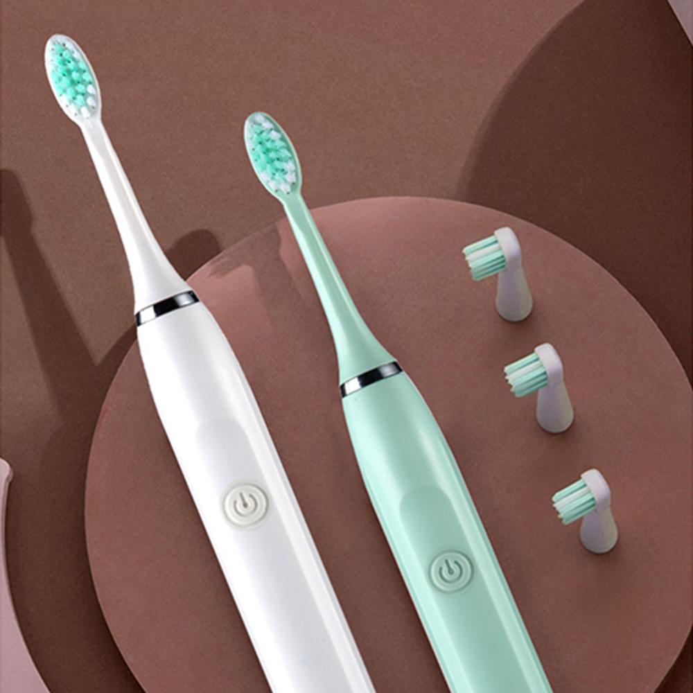 Bàn Chải Đánh Răng Điện Tử Siêu Âm Chống Nước Thông Minh V4Y6 Cho Người Lớn