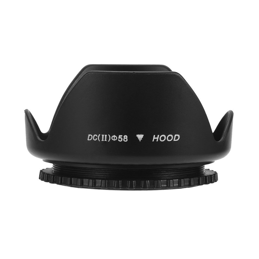 58Mm Lens Hood Screw Mount Flower Shape For Canon Camera Dc-Sn Filters Accessories [Q/6]