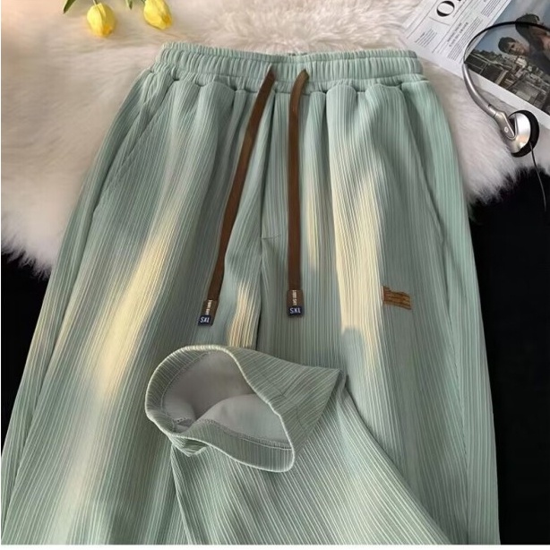 Quần ống rộng Oversize Chất Liệu Lụa Cao Cấp Thời Trang