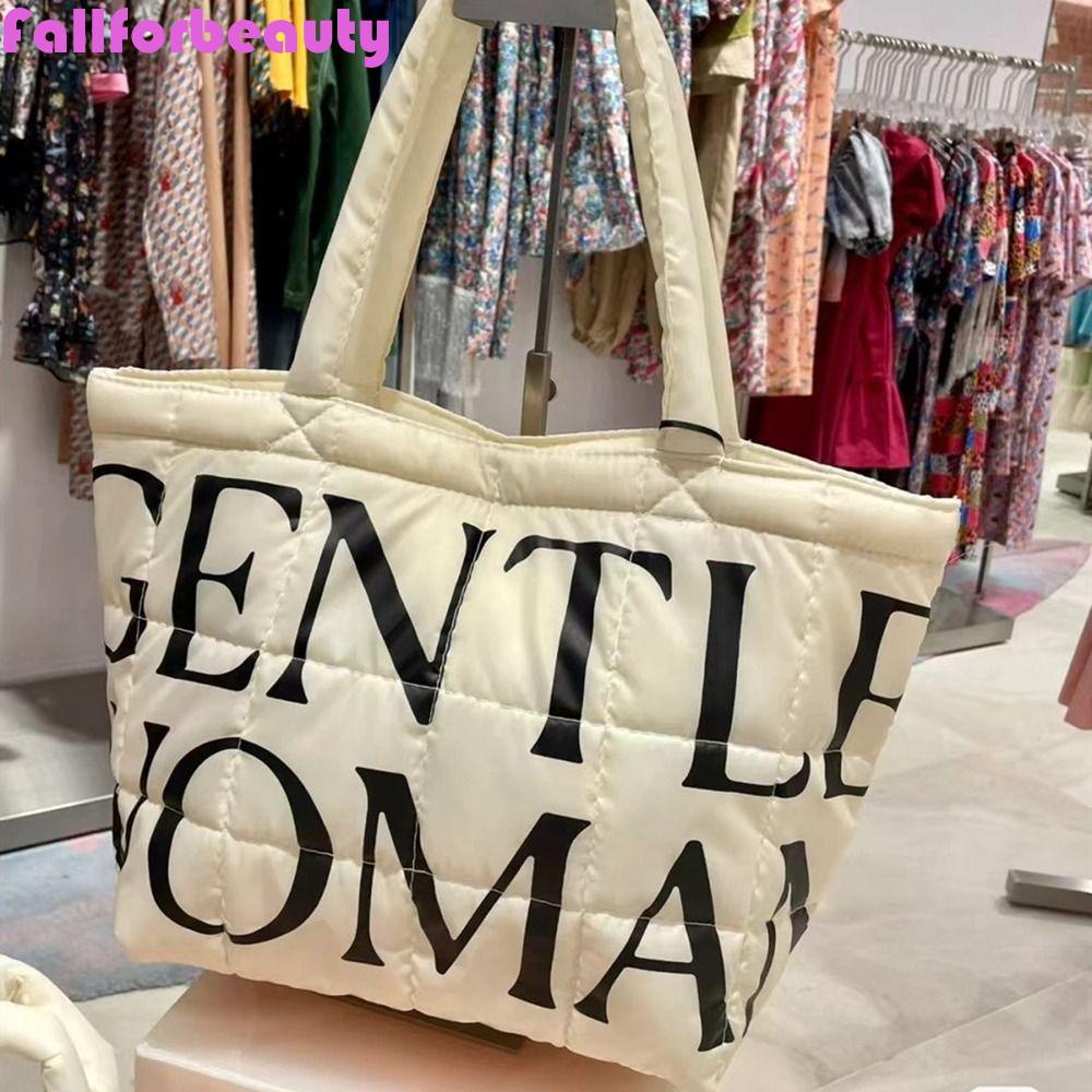 Fallforbeauty Túi Vải Canvas Mini In Họa Gentlewoman Tiết Dâu Tây Và Chữ Đáng Yêu Dành Cho Nữ