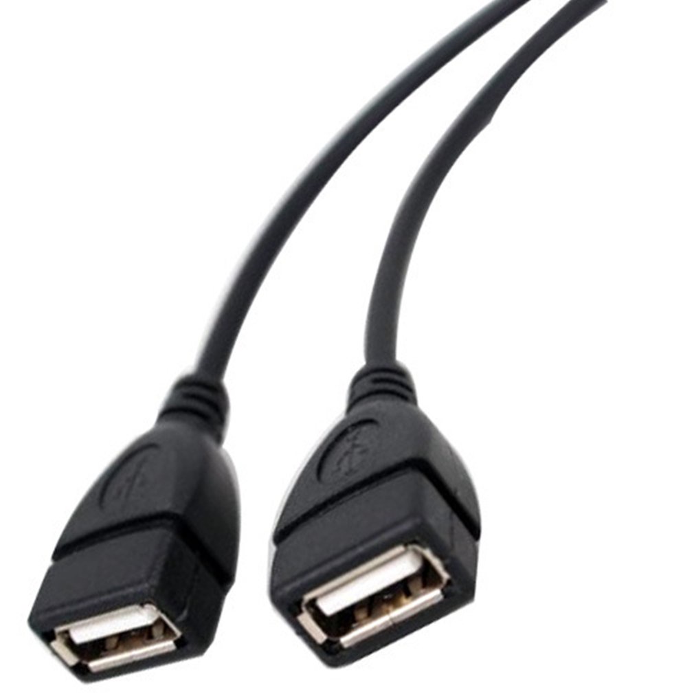 Data Cable Usb 2.0 Dual Male To Female Portable Convenient Charging Power Cord Extension [Q/11]