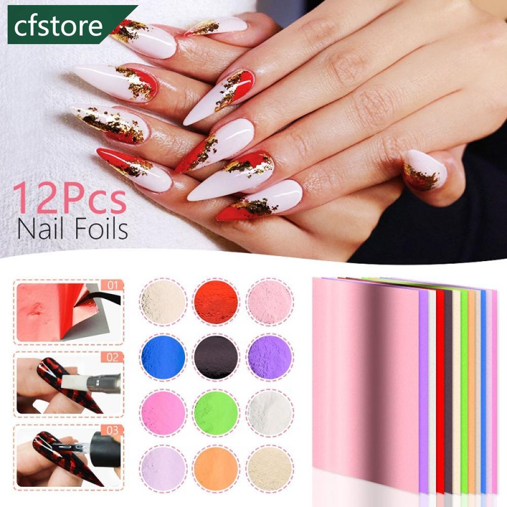 Bộ Dụng Cụ Thiết Kế Móng Tay Acrylic Với Cọ, Chấm Bi, Dải Lá Nhôm + Nhíp A4T1