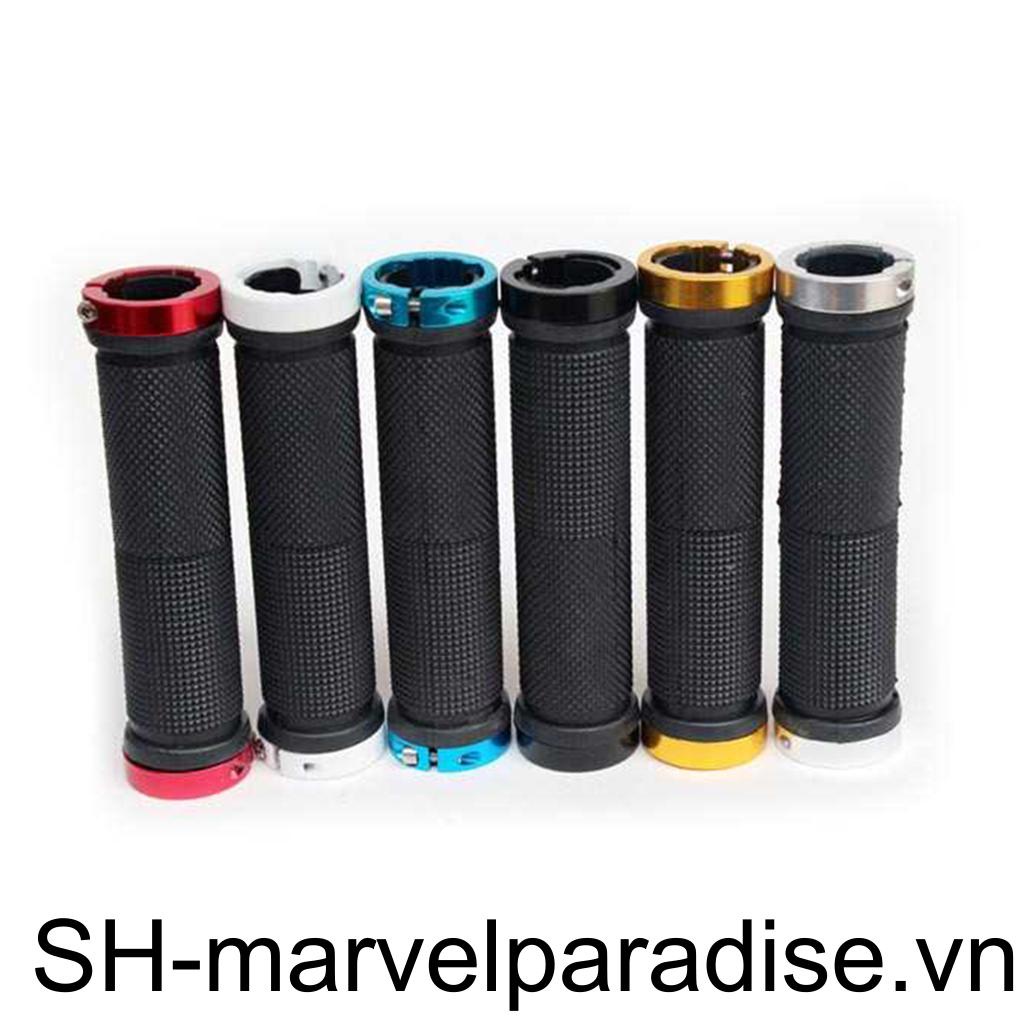 1 Cặp Tay Nắm Xe Đạp Hấp Thụ Sốc Có Khóa Cài Có Thể Tháo Rời