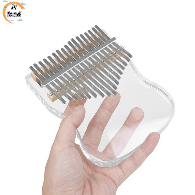 Đàn Kalimba 17 Phím Bằng Acrylic Trong Suốt Dành Cho Người Mới Bắt Đầu
