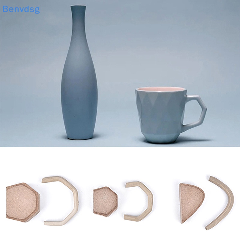 Bộ 9 Khuôn Làm Đất Sét Có Tay Cầm Nhiều Hình Dạng Khác Nhau DIY