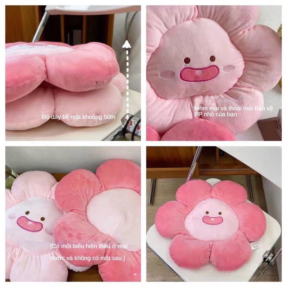 Gối Đệm Ghế Ngồi Văn Phòng / Học Sinh Hình Hoa Dễ Thương