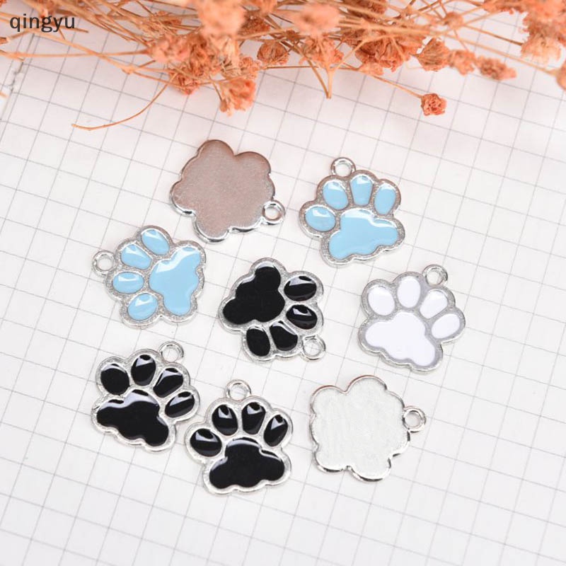 Bộ 10 Mặt Dây Chuyền Hình Móng Vuốt Gấu Bằng Hợp Kim Dùng Làm Trang Sức Thủ Công