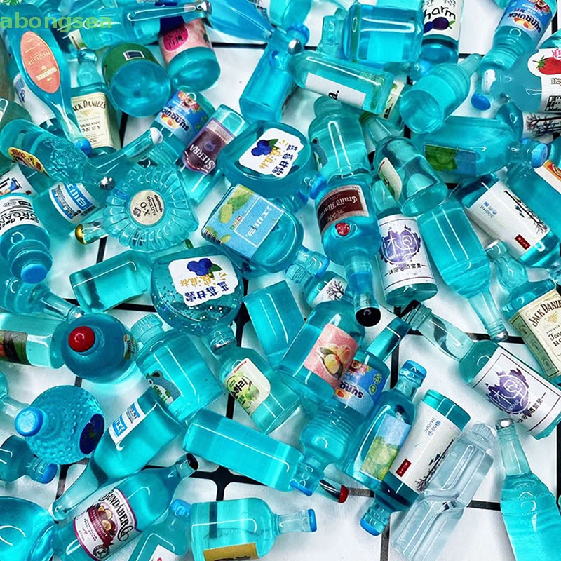 Set 10 Chai Trong Suốt Đựng Kem / Đồ Uống Ba Chiều DIY