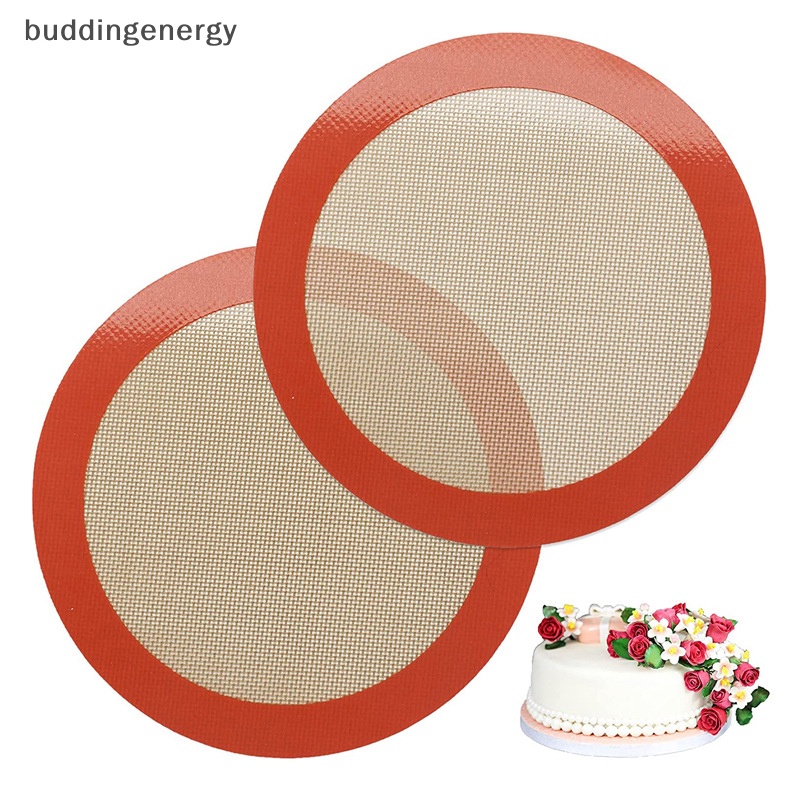 Tấm Lót Nướng Bánh Hình Tròn Bằng Silicone Chống Dính Cách Nhiệt Tiện Dụng