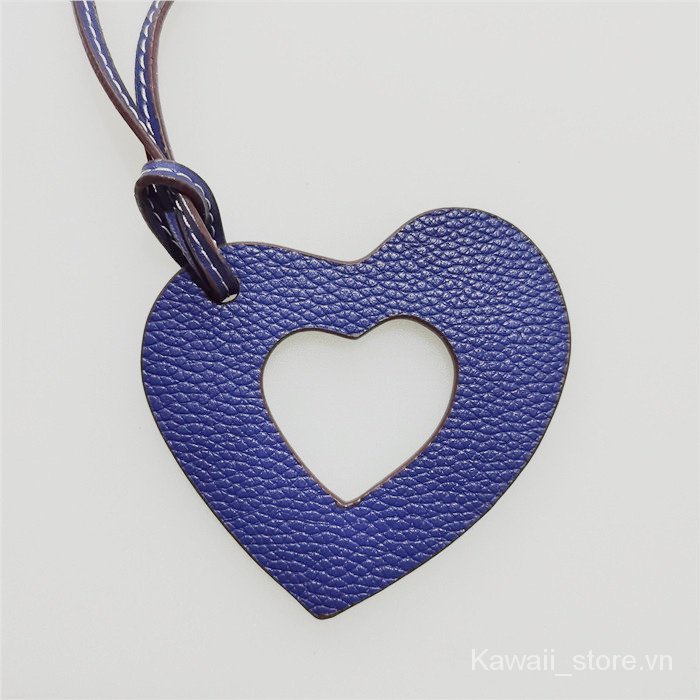 Hàng Mới Về!}Móc Khóa Túi Xách Da Pu Hình Trái Tim Xinh Xắn
