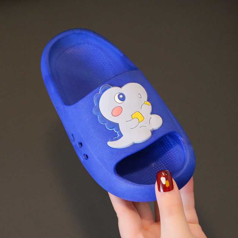 Dép Xỏ Ngón Đi Biển Hình Khủng Long Cầu Vồng Dễ Thương Cho Bé