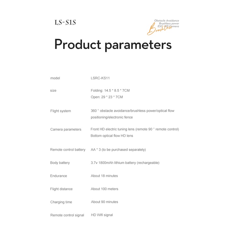 Máy Bay Điều Khiển Từ Xa mini KS11 4k 1.2km