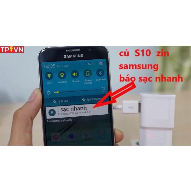 Củ Sạc Nhanh Samsung S10 _ QC 3.0 _ 18W CHính Hãng TPVN- D2 Store .