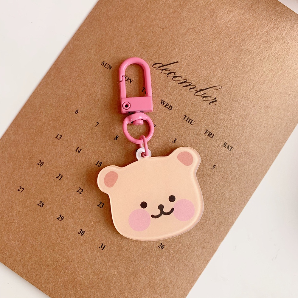 Móc Khóa Gắn Túi Xách Hình Gấu Dễ Thương Phong Cách Nhật Bản