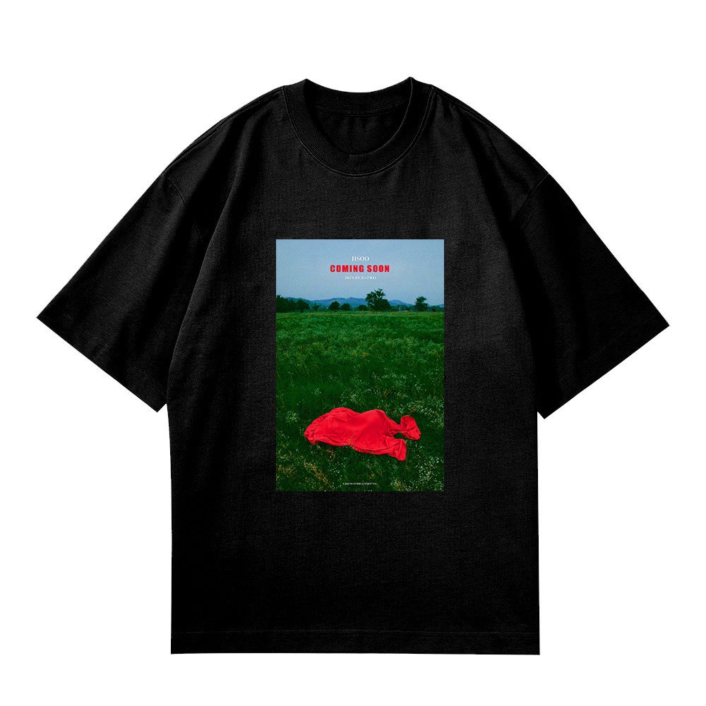 Áo Thun In Hình Hoa KPOP BLACKINK JISOO