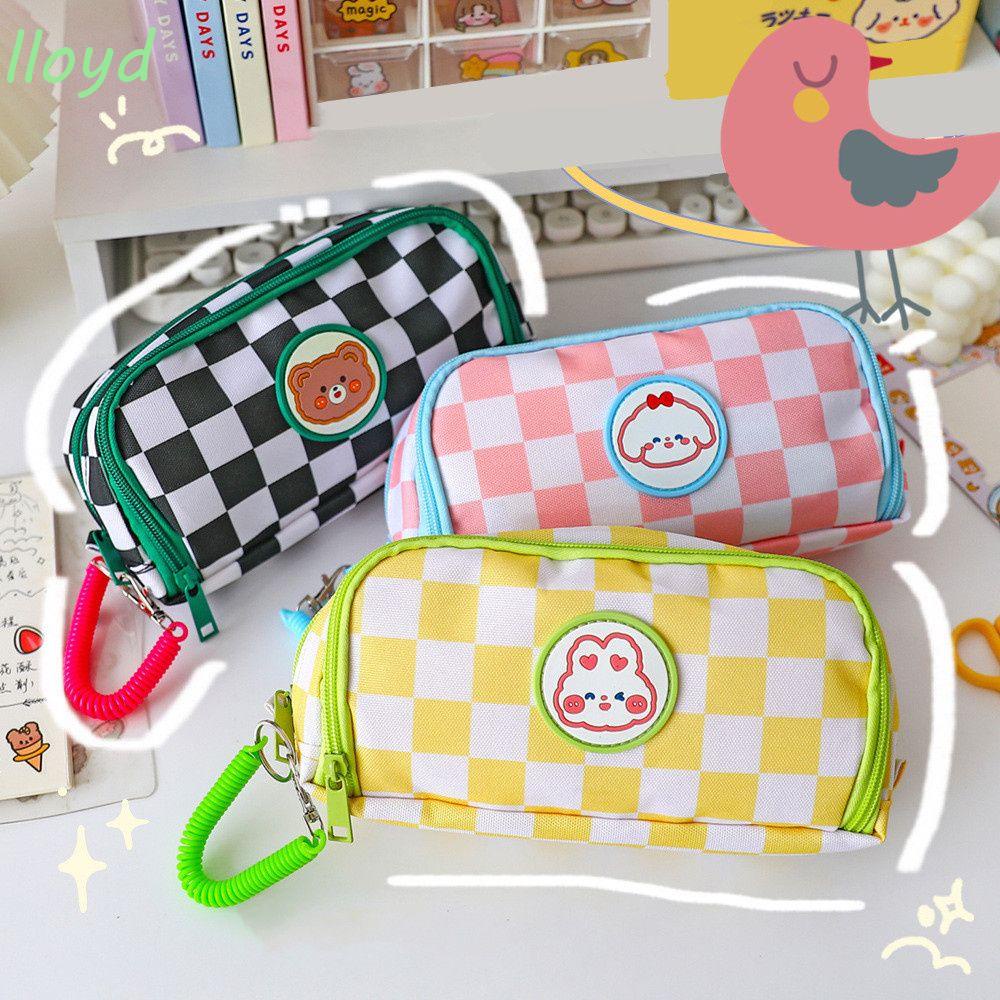 Túi Đựng Bút Chì Sức Chứa Lớn In Hình Gấu Dễ Thương Cho Nữ