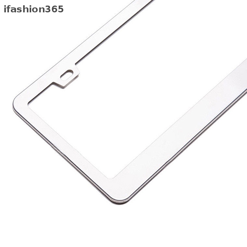 Khung Biển Số Xe Hơi / Xe Tải Bằng Thép Không Gỉ + Nắp Vít VN Thời Trang ifashion365 US Ca 1X