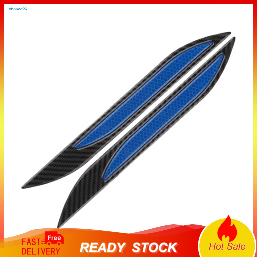 1 Cặp Miếng Dán Phản Quang Chống Trượt Chống Mài Mòn Cho Xe Máy