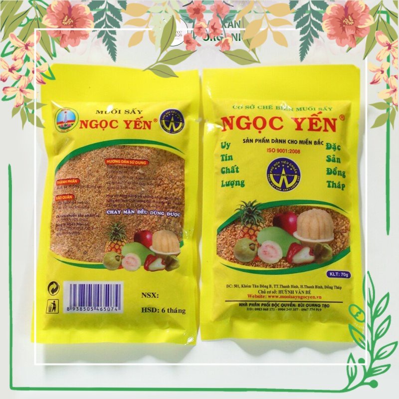 Măng Tây Baby - Muối Sấy Ngọc Yến Đồng Tháp Chính Hãng 100gram
