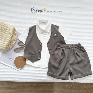 set sơ mi ghile công tử