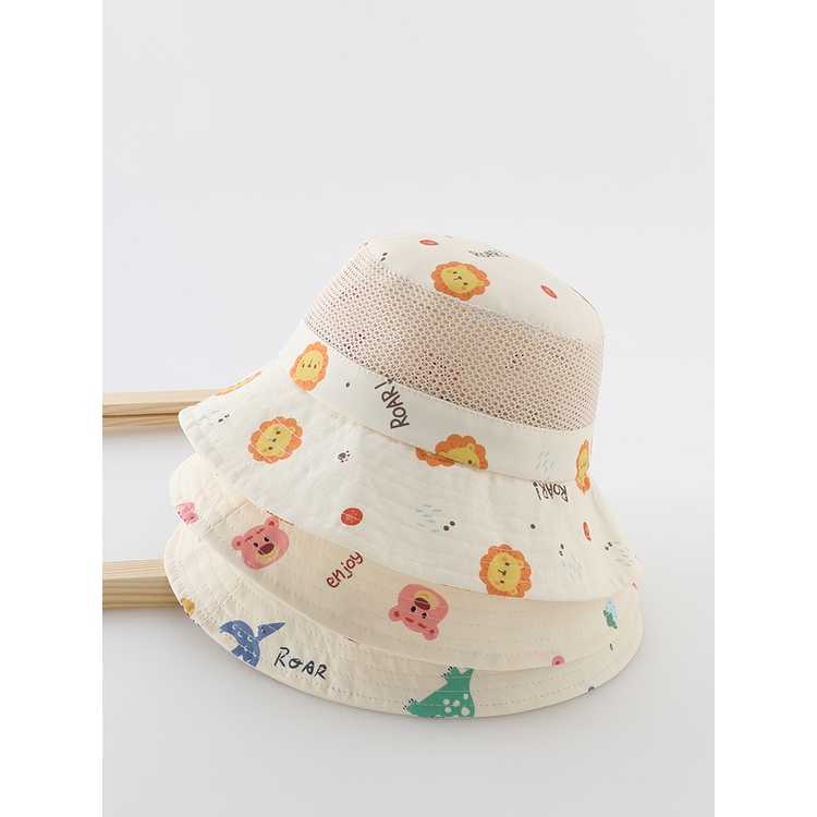 Mũ Chống Nắng Phối Lưới Thoáng Khí Thời Trang Mùa Hè Dành Cho Bé
