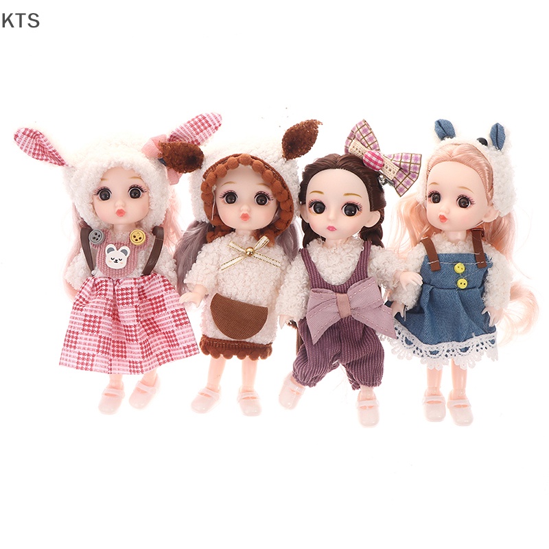 Khớp Nối Búp Bê Mini 16cm Mặc Quần Áo