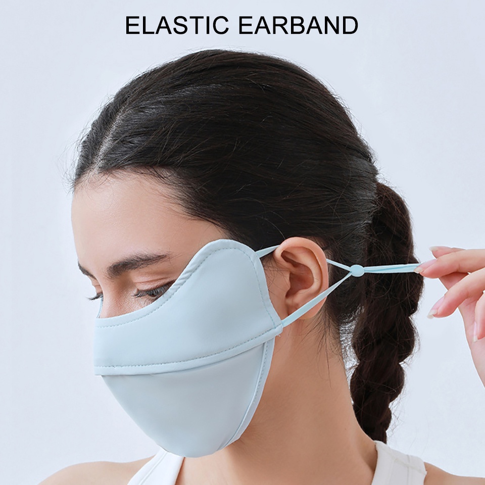 Khẩu Trang Chống Nắng Chống Tia UV Thoáng Khí Bảo Vệ Mắt Tiện Dụng