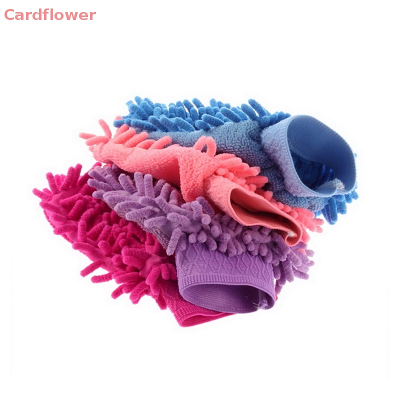 Găng Tay Rửa Xe 2 Trong 1 Bằng Sợi Microfiber Mềm Mại Không Trầy Xước