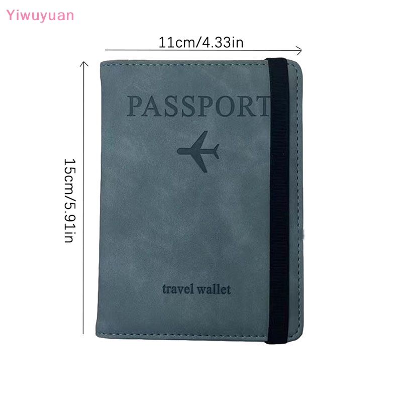 Ví Da PU Đựng Hộ Chiếu Phong Cách Vintage Mới