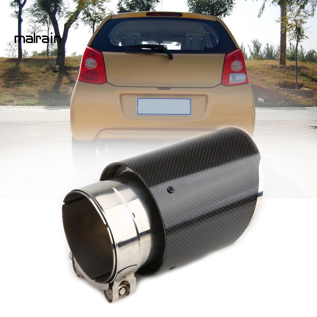 Ống Xả Khí Bằng Sợi Carbon 75mm Thay Thế Chuyên Dụng Cho Xe Hơi