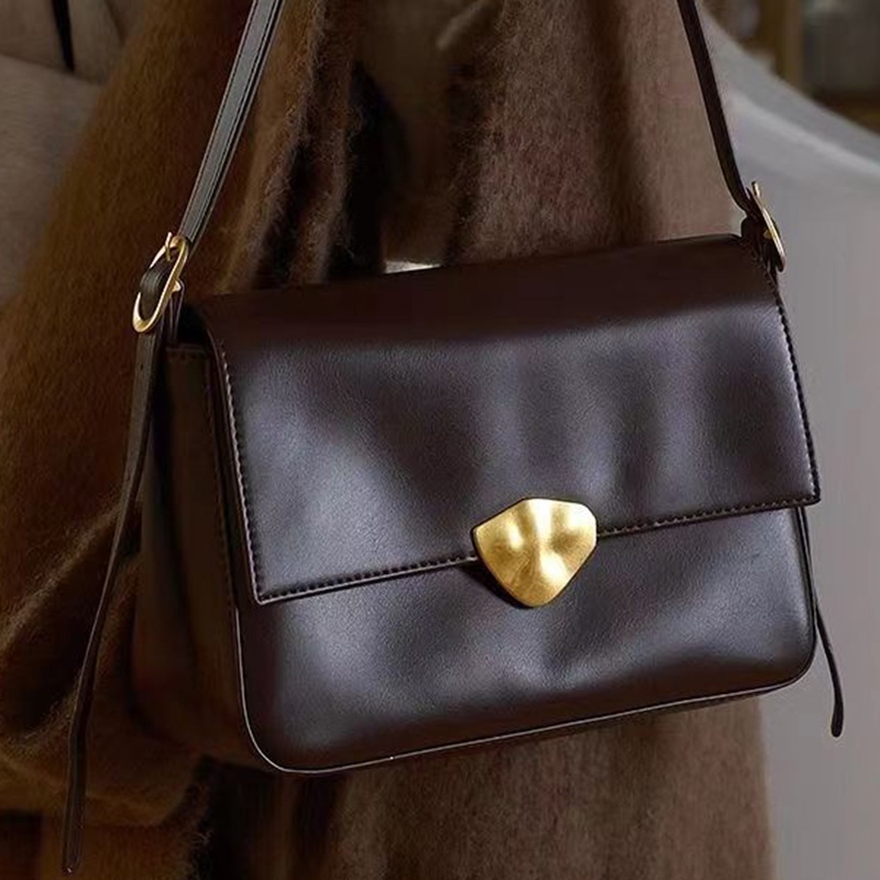 Túi Đeo Chéo Bằng Da Cao Cấp Phong Cách retro Dễ Phối Đồ Thời Trang Cho Nữ