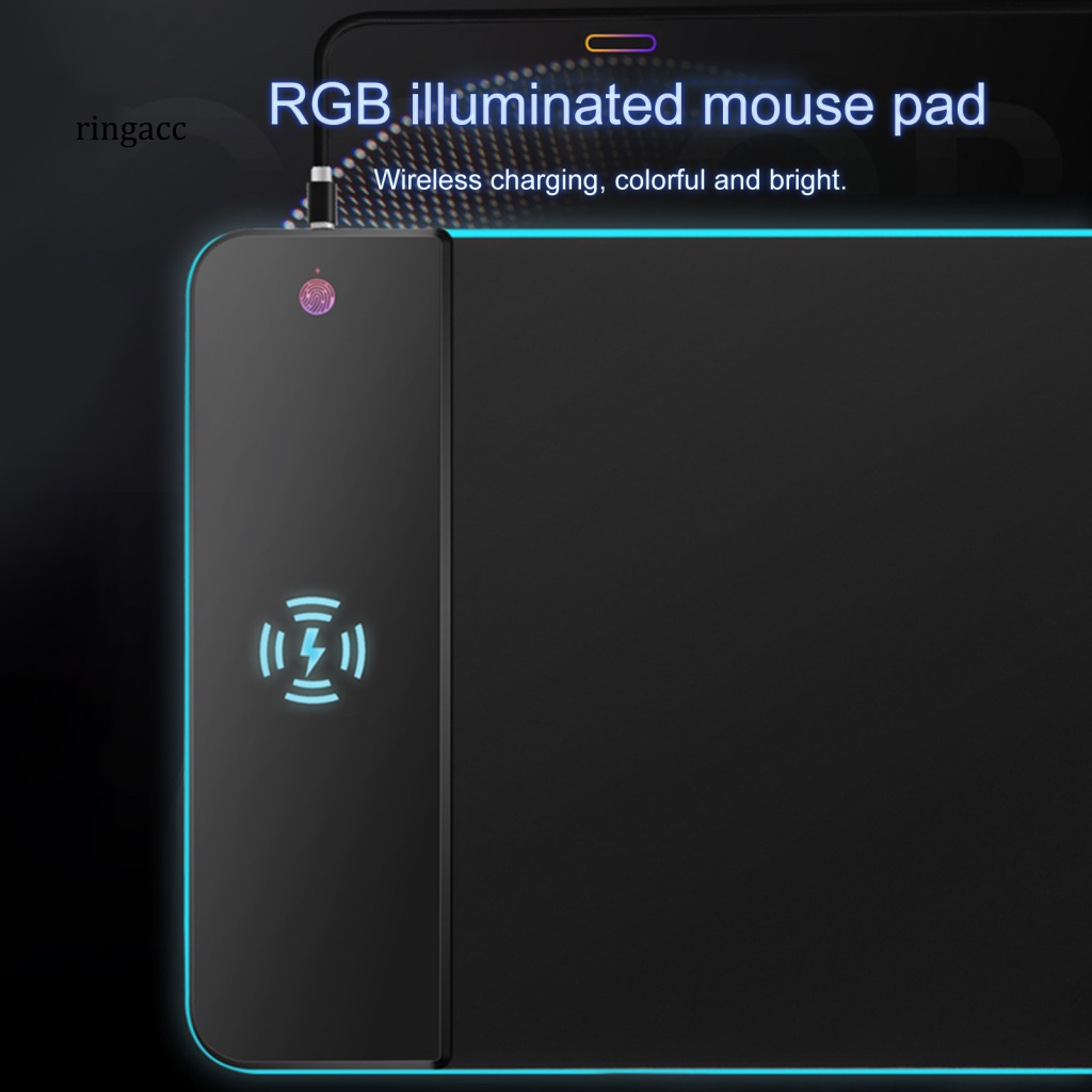 Tấm Lót Chuột RGA 10W RGB Không Dây Chống Thấm Nước Đa Năng Tiện Dụng Cho Văn Phòng