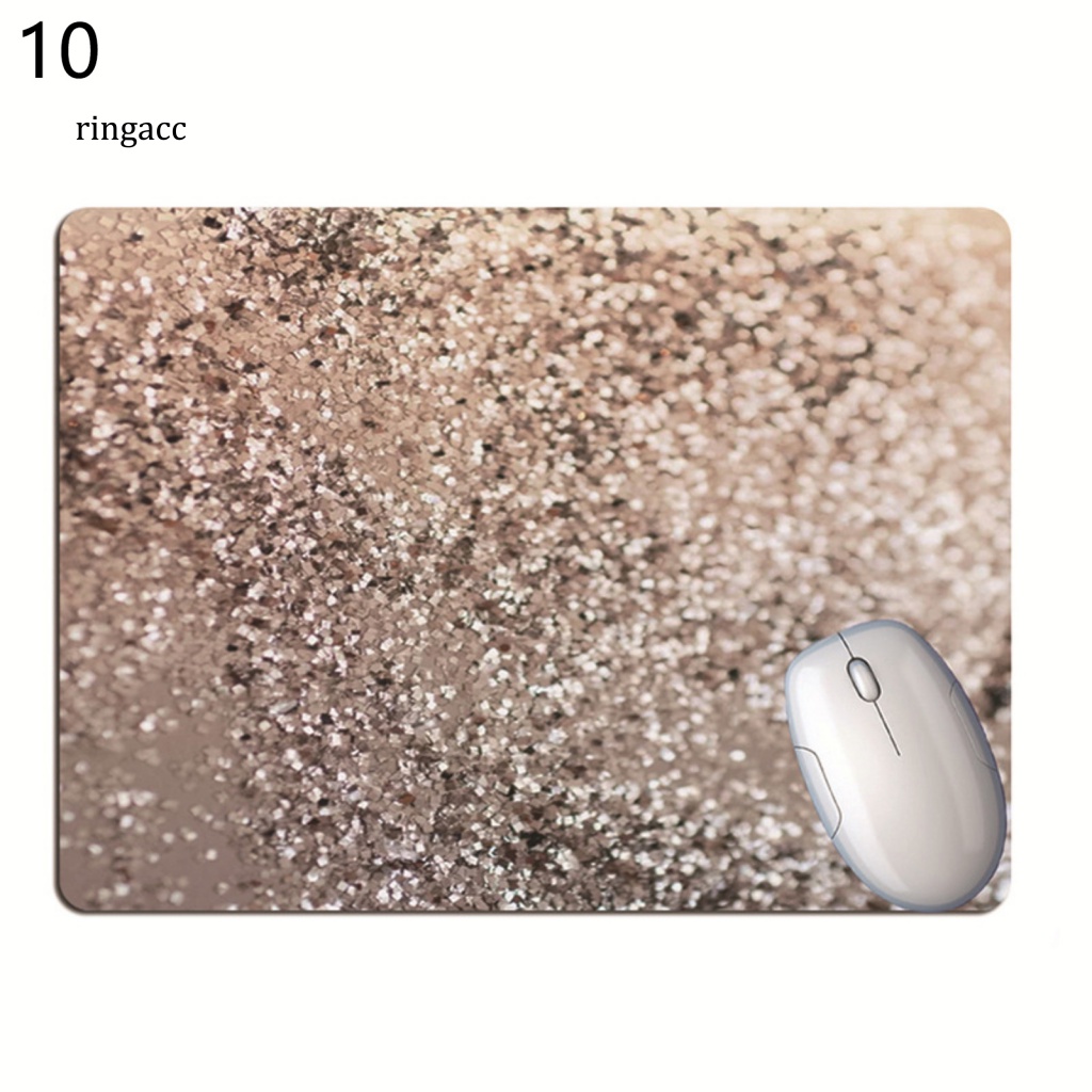 Tấm Lót Chuột RGA Bằng Thủy Tinh Mềm Chống Trượt Kết Cấu Mịn Màng Dành Cho Văn Phòng