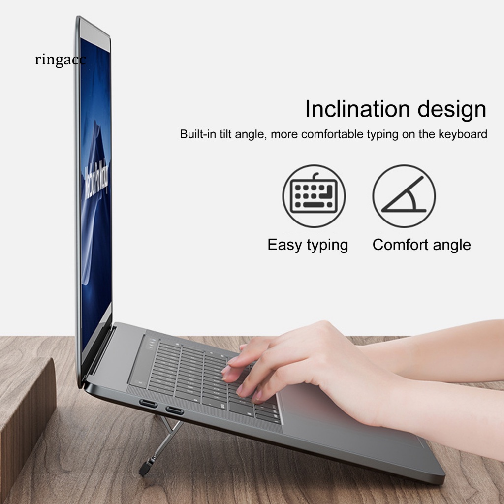 Giá Đỡ Laptop RGA Để Bàn Mini Có Thể Điều Chỉnh Sức Chứa Lớn