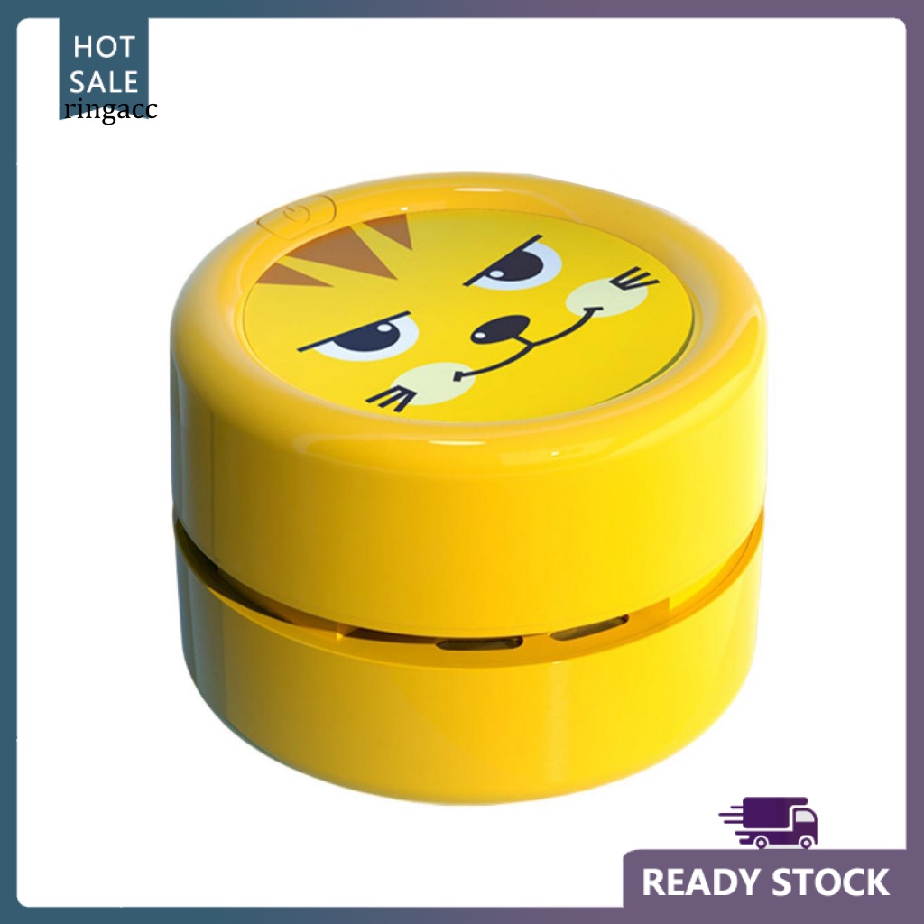 Máy Hút Bụi Để Bàn RGA Họa Tiết Hoạt Hình Có Vòi Hút Mạnh Mẽ Loại Bỏ Tro Sạc USB Cho Trường Học