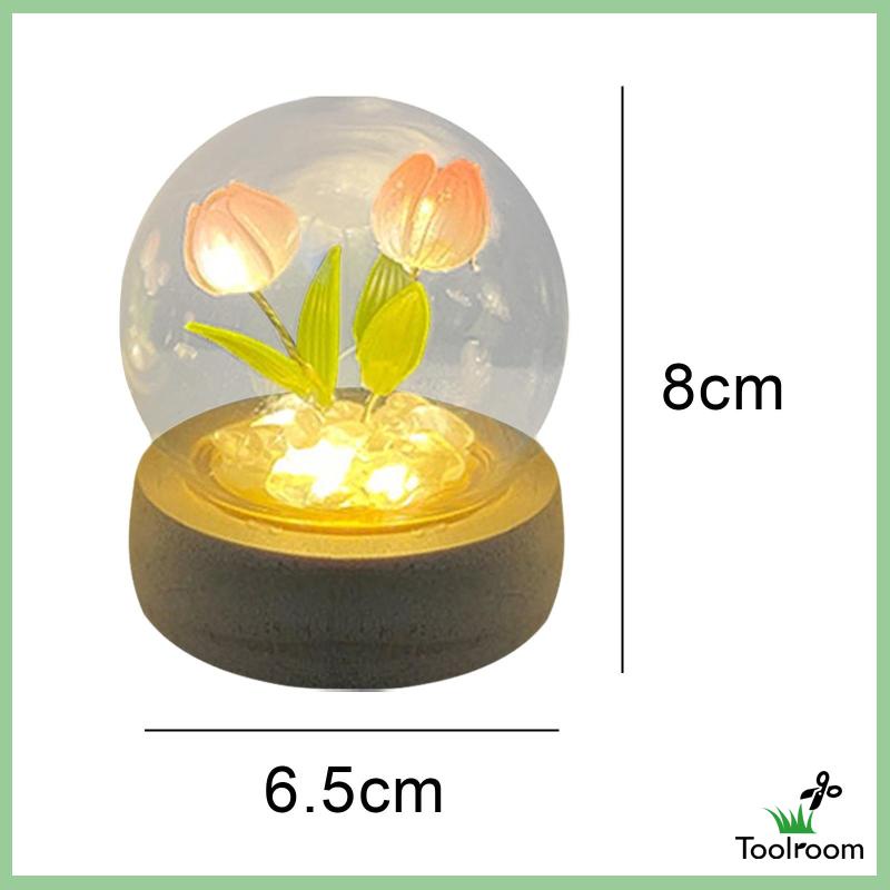 Đèn Ngủ Hình Bông Hoa Dùng Trang Trí Bàn DIY