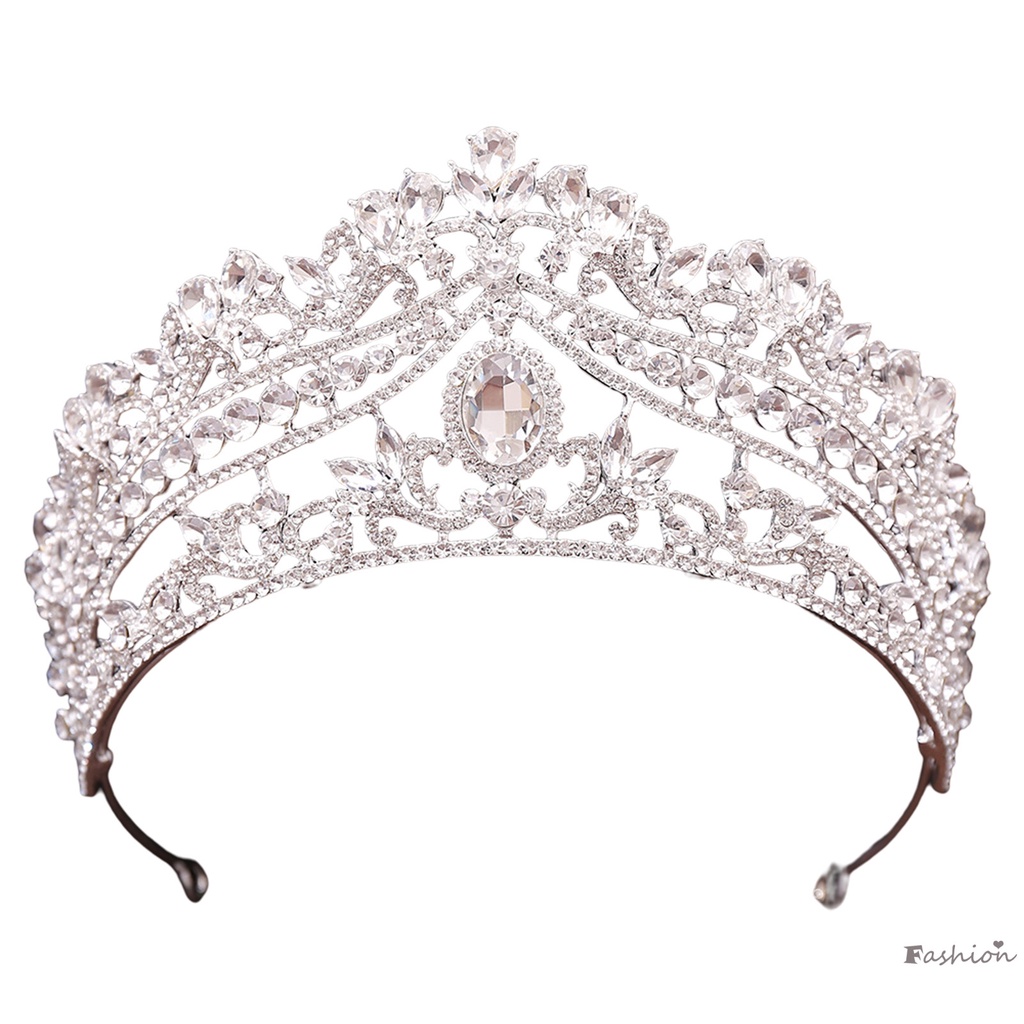 Cài Tóc Hình Vương Miện Đính Đá Lấp Lánh Sang Trọng