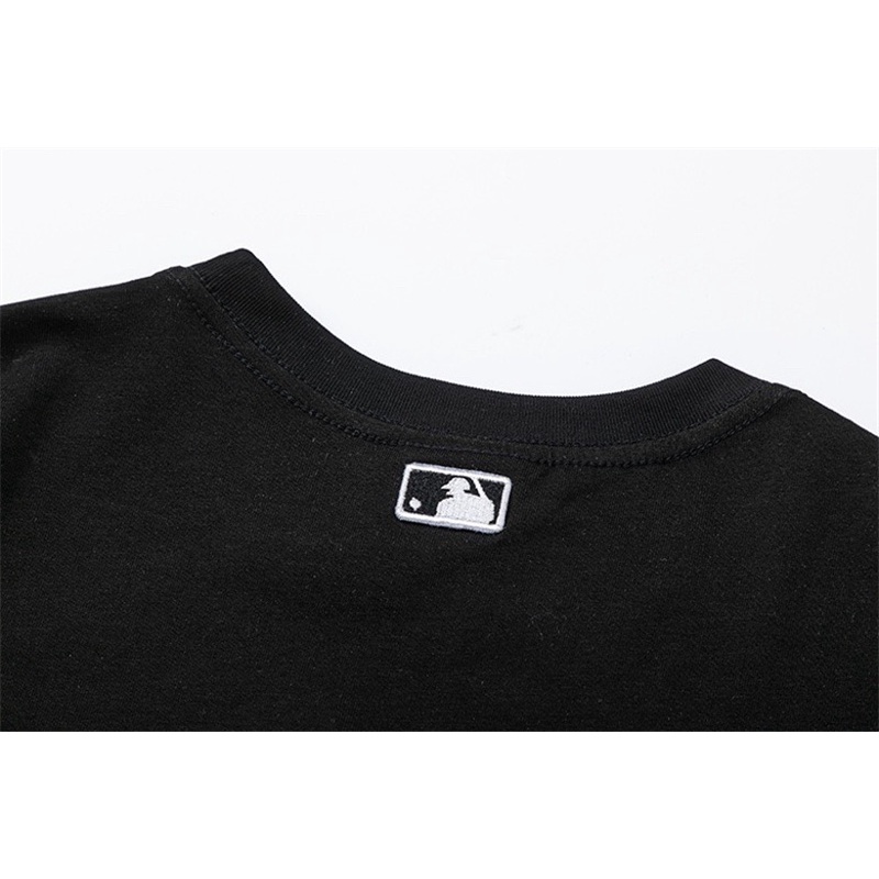 MLB Áo Thun Thể Thao Tay Ngắn Vải Cotton Plus Size Cho Nam Nữ