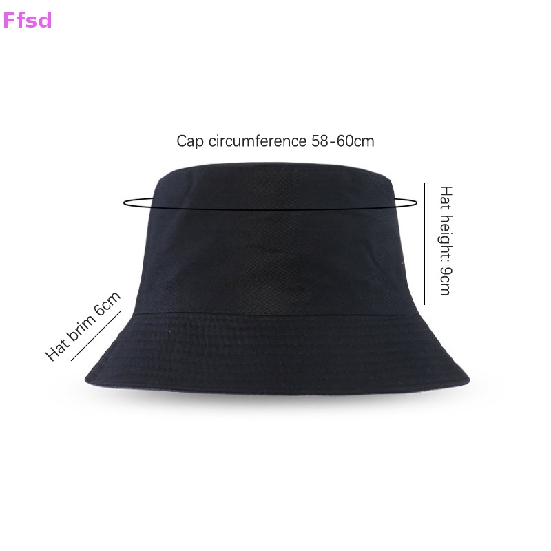 {Ffsd} Mũ Xô Cotton Màu Trơn Gấp Lại Được Mùa Hè Đi Biển Hung Nam Nữ * Bán Chạy