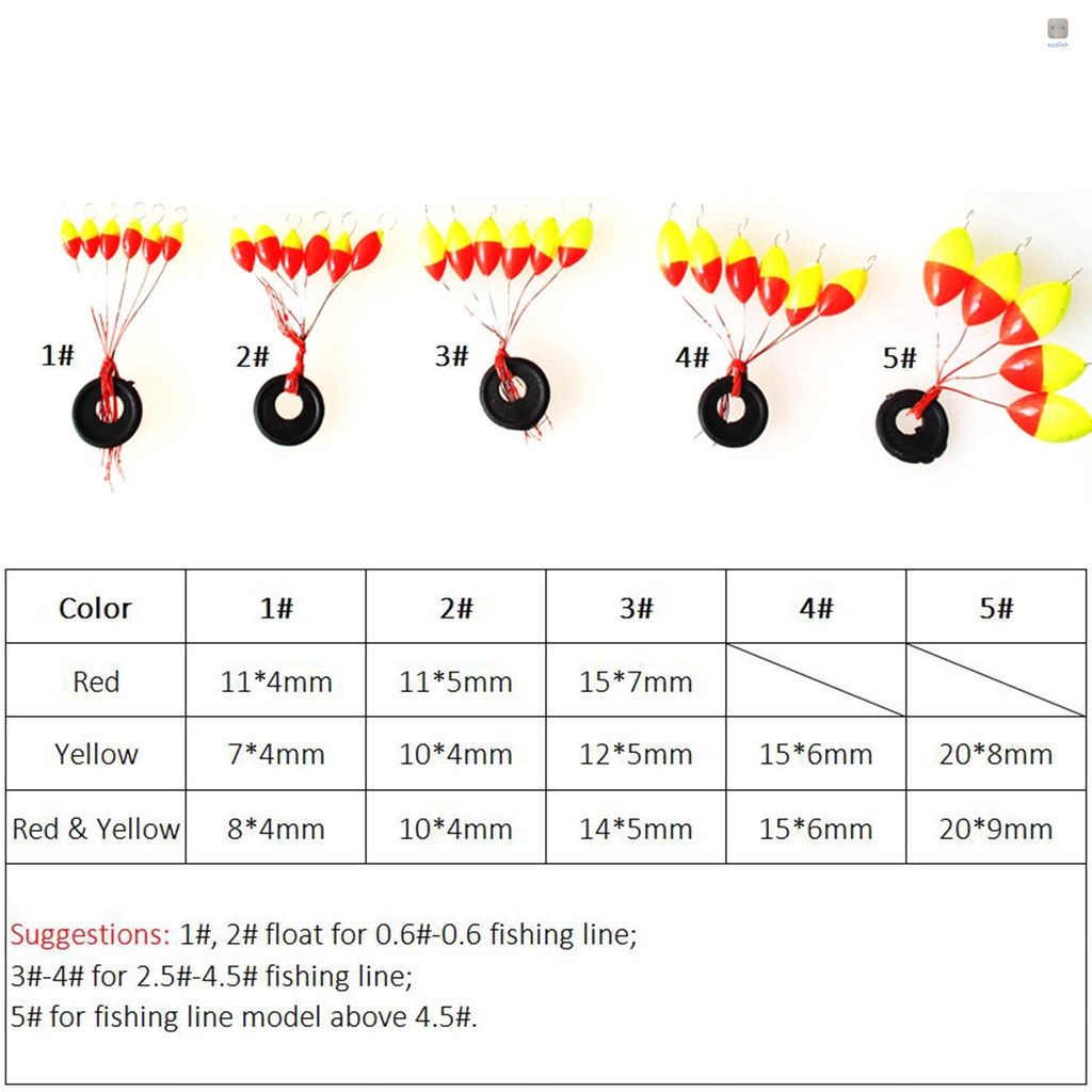 Set 10 Phao Câu Cá Chuyên Dụng
