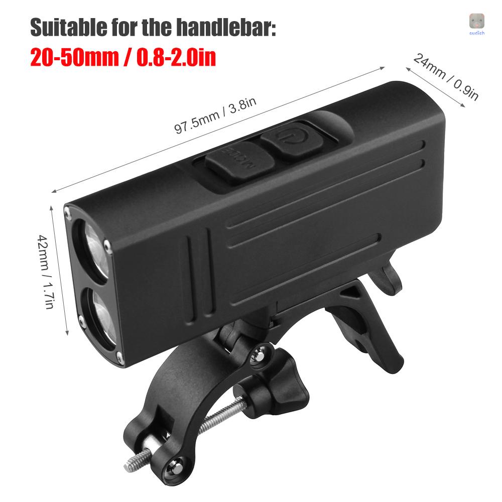 Đèn Pha LED IP68 Chống Thấm Nước Kèm Sạc USB Chuyên Dụng Cho Xe Đạp